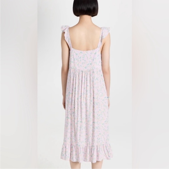 NEW Sokie Collective size S Summer Flutter Dress in lavender floral - Picture 2 of 10